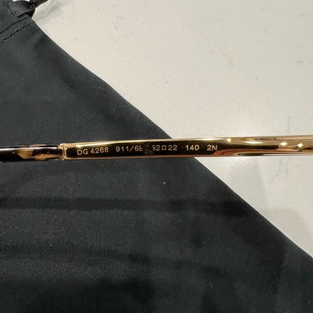 EUC Dolce & Gabbana DG4268 Brown Patterned Sunglasses - Picture 8 of 9